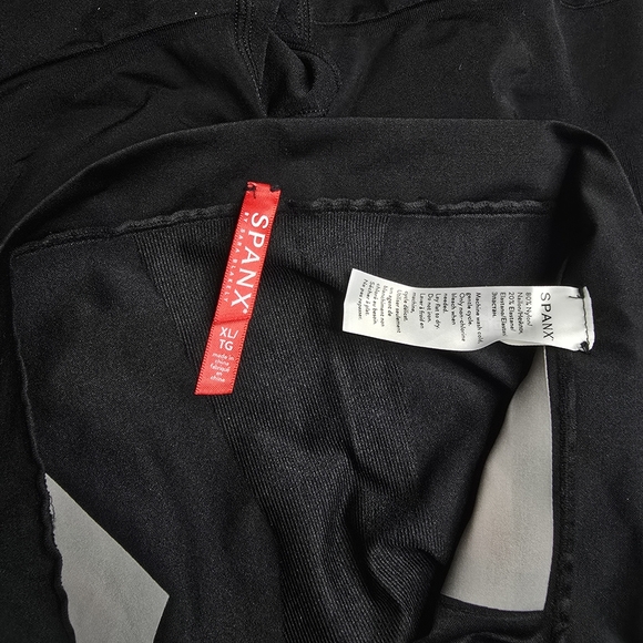 SPANX Black Bike Shorts for Women - Picture 3 of 5